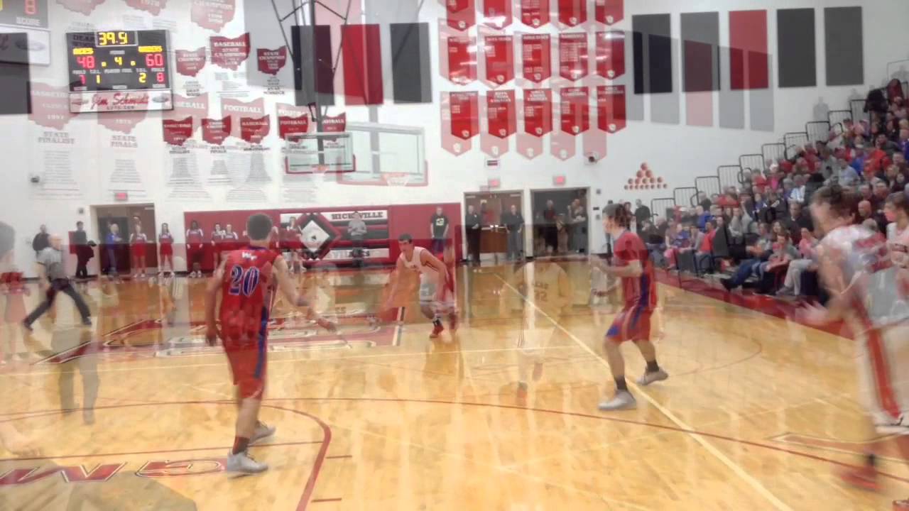 Wayne trace versus Hicksville boys basketball YouTube