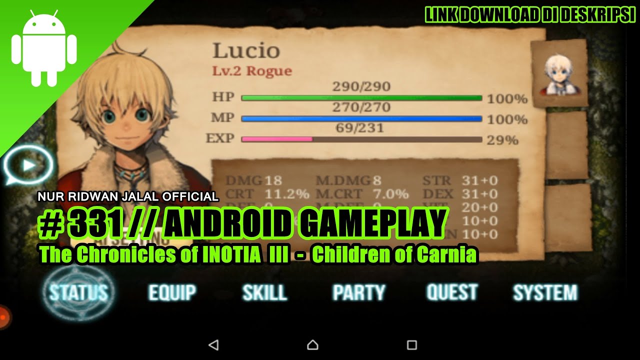 EPS 331 ANDROID GAMEPLAY The Chronicles of INOTIA III Children