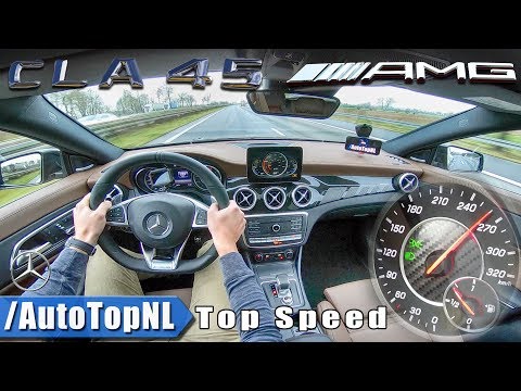CLA 45 AMG 2018 | ACCELERATION & TOP SPEED ON AUTOBAHN By AutoTopNL