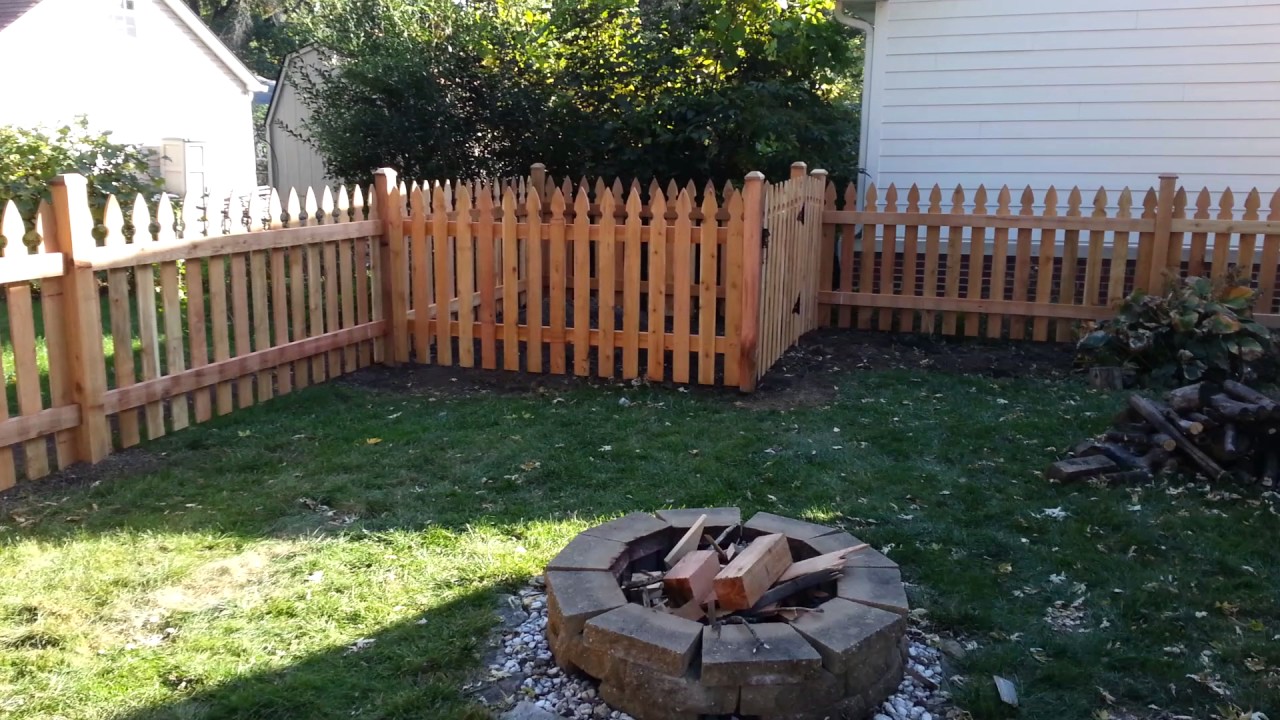 4' French Gothic fence . YouTube