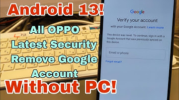 NEW METHOD! All OPPO Models, Android 13, Remove Google Account, Bypass FRP. Without PC.