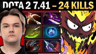 Shadow Fiend Dota 2 7.41 with Silveredge and Linkens - Dota Gameplay