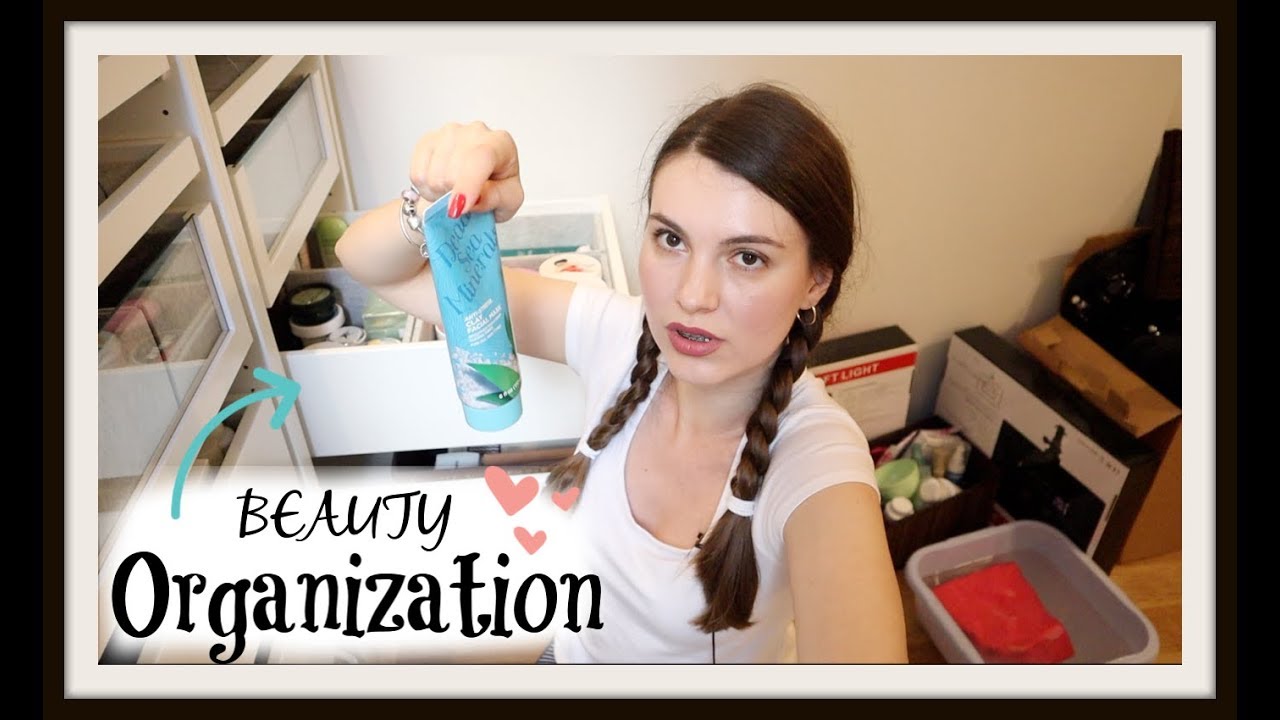 MAKYAJ KOLEKSİYONUMU DÜZENLİYORUM | Cilt bakım ürünleri organizasyonu