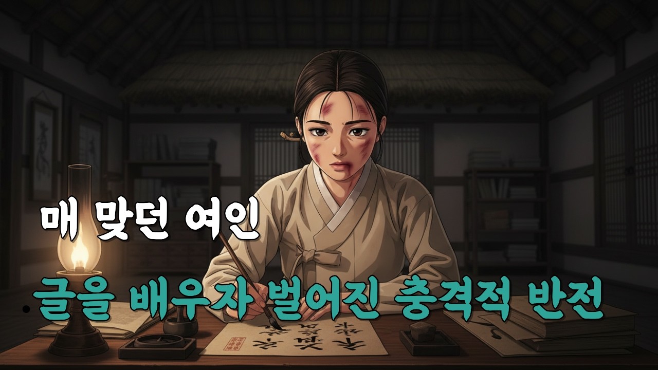매 맞던 여인, 글을 배우자 벌어진 충격적 반전｜조선 여인의 처절한 반격과 통쾌한 결말