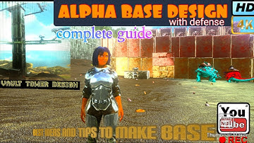 HOW TO MAKE ALPHA BASE FOR PVP PVX SERVER ! DROPPING VAULT BASE AND VAULT TOWER  TUTORIAL BY SHAHAIB