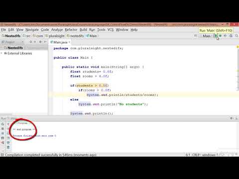 Java Tutorials 1- 31 Conditional Logic, Looping, and Arrays  Demo Nested If statements