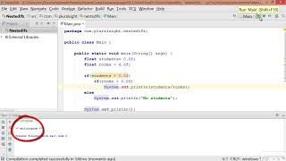 Java Tutorials 1- 31 Conditional Logic, Looping, and Arrays  Demo Nested If statements