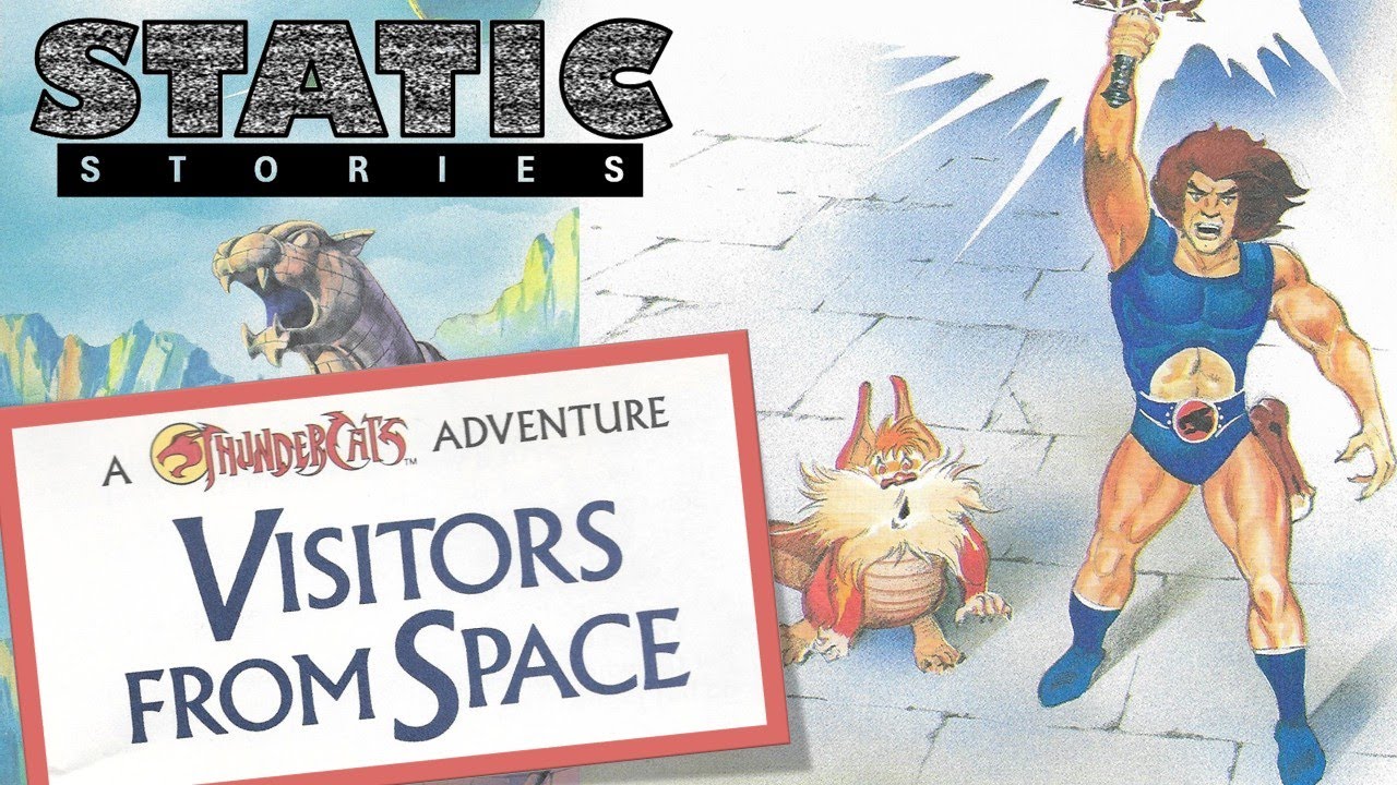 Static Stories reading 1987 A Thundercats Adventure Visitors From Space Read Aloud Children's Book