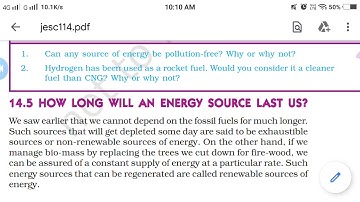 Class 10 Science Chapter 14 Sources of energy (Part 4)