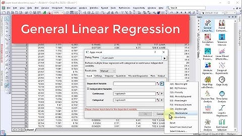 General Linear Regression