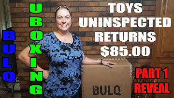 BULQ.COM Unboxing Uninspected Returns $85.00 Part 1 Reveal Online Reselling Amazon FBA