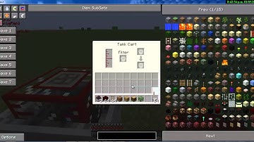 How to dupe with a rm furnace and a tank cart in Tekkit