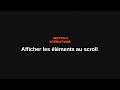 S5.06. Afficher les éléments au scroll
