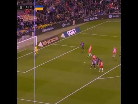 هدف برشلونة الاول عثمان ديمبيلي