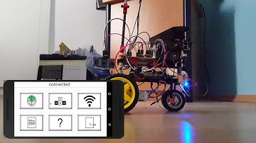 Raspberry pi Android robot radar