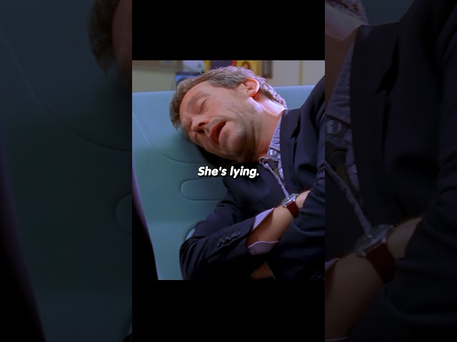 Dr. House decided to sleep on the job. 😁😃#movie #series class=