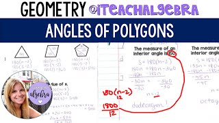 Geometry - Angles of Polygons (Interior and Exterior)