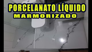 Porcelanato liquido Marmorizado