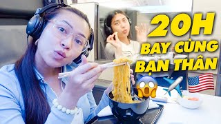 [eng sub] 20 HOURS FLIGHT WITH MY BEST FRIEND ✈️