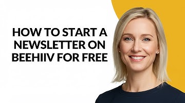 How to Start a Newsletter on Beehiiv for Free - Julia