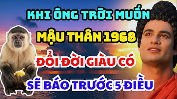 Ông Trời Báo Trước Mậu Thân 1968 Sắp Phát Tài, Trước Hết Sẽ Gặp 5 Chuyện Này