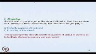 ⁣Mod-09 Lec-25 Consumer Perception, Risk and Imagery (Contd.)