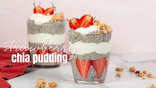 Vegan Strawberry Chia Parfait
