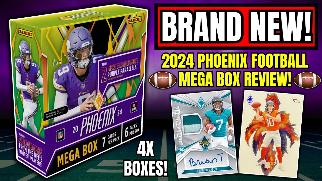*RETAIL DEBUT!🚨 2024 PHOENIX FOOTBALL MEGA BOX REVIEW!🏈