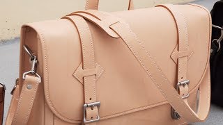 No.72 | Leather Messenger Bag - Product Highlight