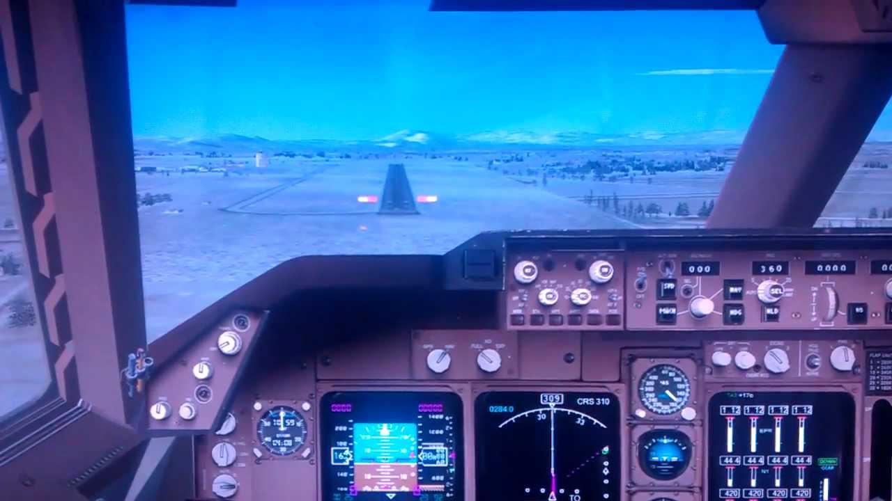 FSX Boeing 747 Approach LHBP RWY 31R - YouTube