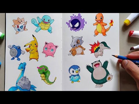 HOW TO DRAW POKEMON - Easy Tutorial for Beginners