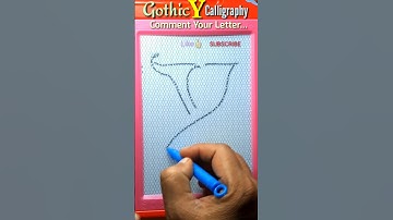 Y letter writing style✍️ #shorts #youtubeshorts #calligraphy #aasakooda
