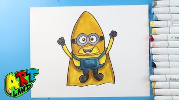 How to Draw Mega Minion Gus | Despicable Me 4