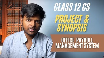 Office Payroll Management System in Python with MySQL | Project & Synopsis Class 12 CS