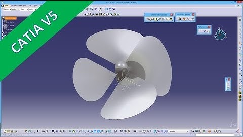 9.5 Schiffsschraube - Catia v5 Training - Rip profile control reference surface - Helix