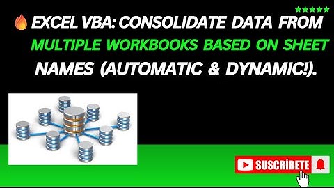 🔥Excel VBA: Consolidate Data from Multiple Workbooks Based on Sheet Names (Automatic & Dynamic!).