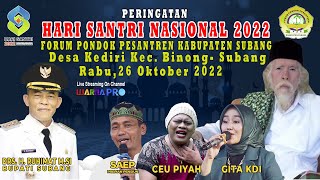 (MALAM) LIVE HARI SANTRI NASIONAL 2022 || DS. KEDIRI KEC. BINONG - SUBANG ||  26 OKT 2022