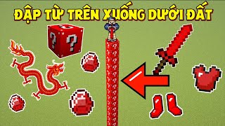 THỬ THÁCH ĐẬP 100 LUCKY BLOCK MÀU ĐỎ TỪ TRÊN TRỜI XUỐNG VÀ CÁI KẾT !! *LUCKY NGÀY TẾT*