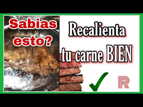 Video: 3 formas de recalentar bistec
