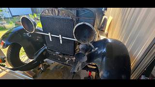 1929 Ford Model A Roadster, part 4- Did I fix the radiator