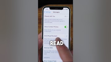 How to Turn On or Off Read Receipts in Messages #tips #ios #apple #readreceipts #incomingmessages