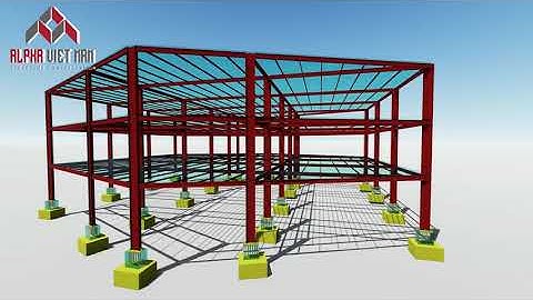 Video phối cảnh 3D nhà thép tiền chế, nhà thép công nghiệp, dự án nhà thép cho siêu thị