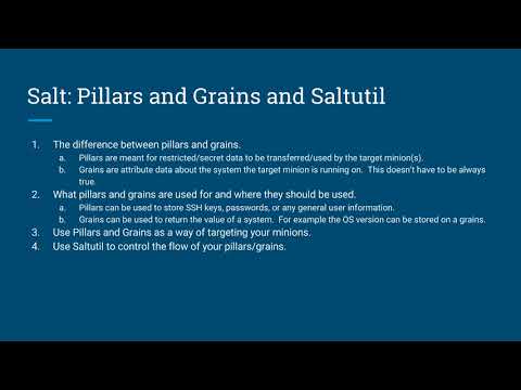 Learning SaltStack -