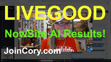 LiveGood NowSite AI Results, Leads, Pre-Enrolls, Sign-Up
