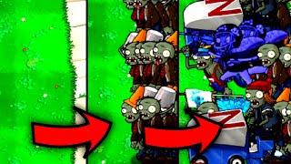 Zombies spawn after 0 Seconds in this Mod | Impossible Mode Level 1-8 |  Plants vs. Zombies