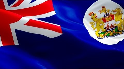 British Hong Kong waving flag. National 3d British Hong Kong flag waving. Sign of San Jose. British