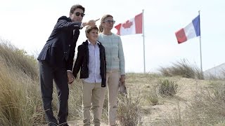 Justin Trudeau visits site of D-Day landing in France