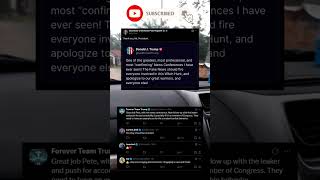 Secretary of Defense Pete Hegseth retweet Mr. President tweet#SecDef#PeteHegseth#CommanderInChief