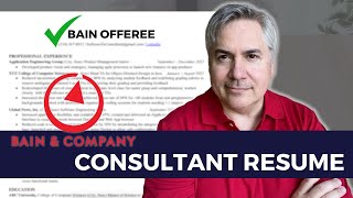 Ex-MBB Recruiter Reveals Bain Resume Secrets | +Resume Templates Inside!