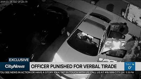 Complainant calls Peel cop's punishment for verbal tirade 'ridiculous'